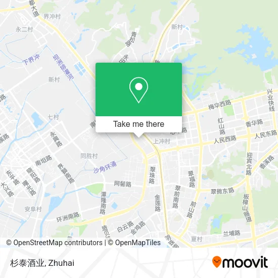 杉泰酒业 map