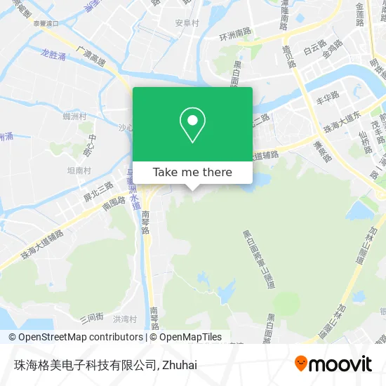 珠海格美电子科技有限公司 map