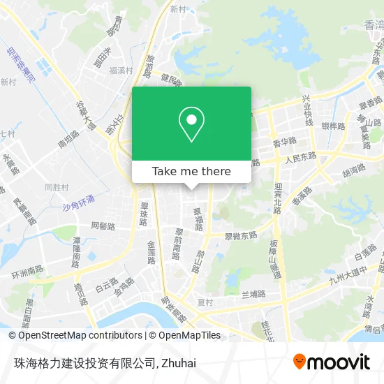 珠海格力建设投资有限公司 map