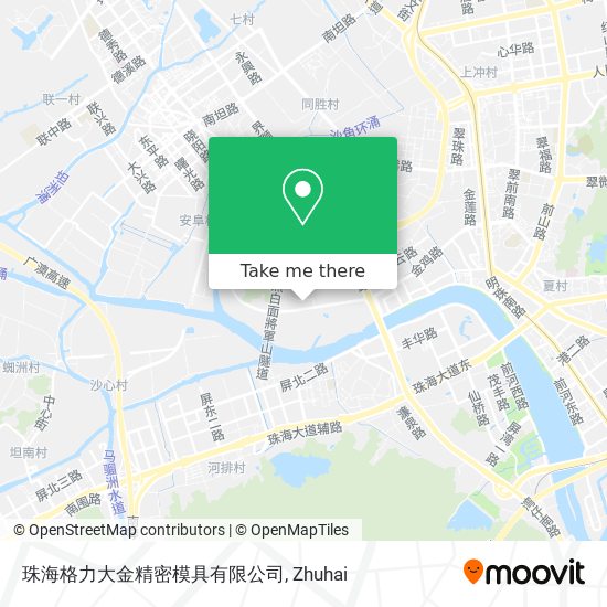 珠海格力大金精密模具有限公司 map