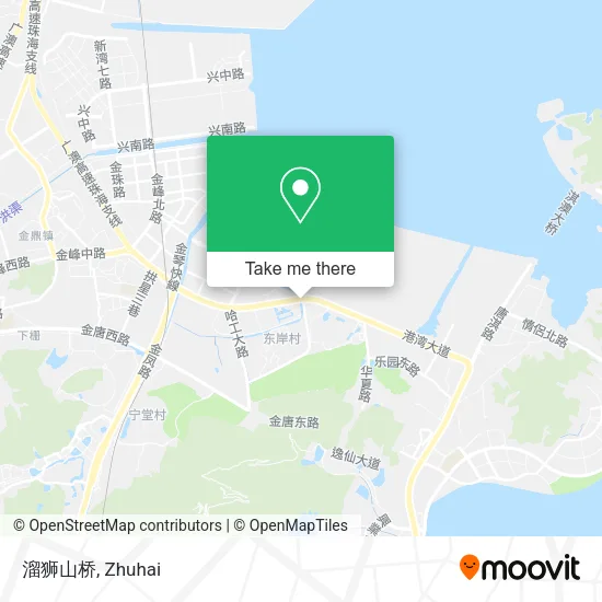 溜狮山桥 map