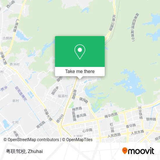 粤联驾校 map