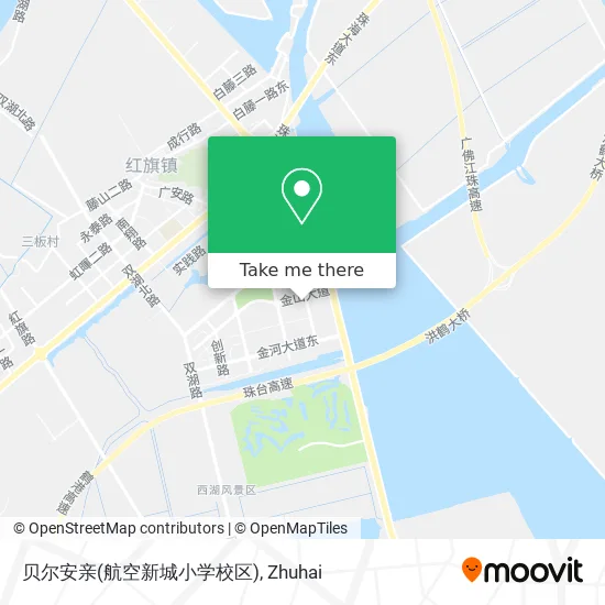 贝尔安亲(航空新城小学校区) map
