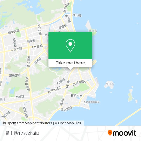 景山路177 map