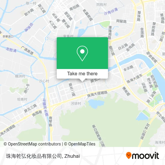 珠海乾弘化妆品有限公司 map