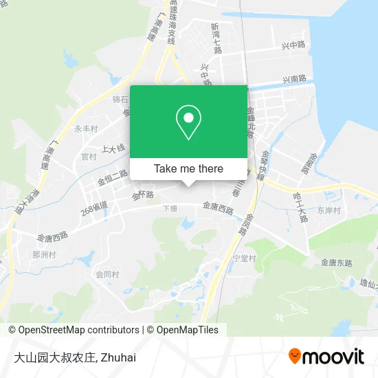 大山园大叔农庄 map