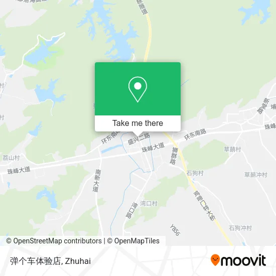 弹个车体验店 map