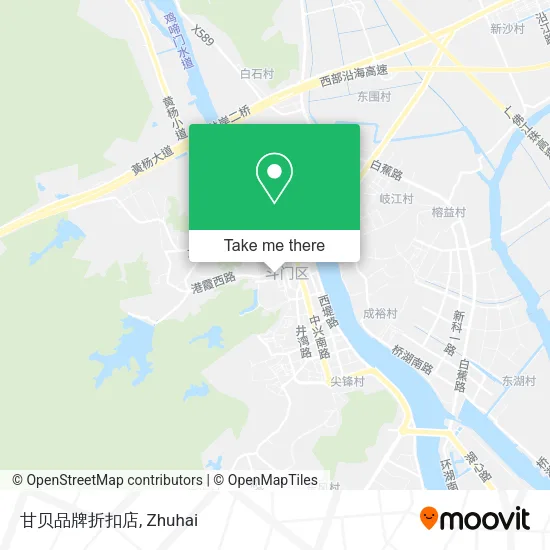 甘贝品牌折扣店 map