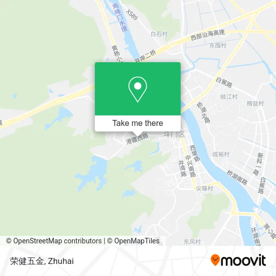 荣健五金 map