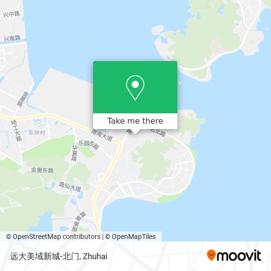 远大美域新城-北门 map