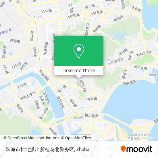 珠海市拱北派出所桂花北警务区 map