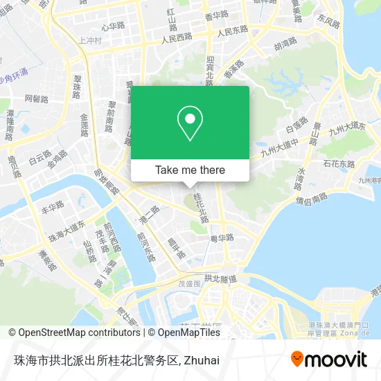 珠海市拱北派出所桂花北警务区 map