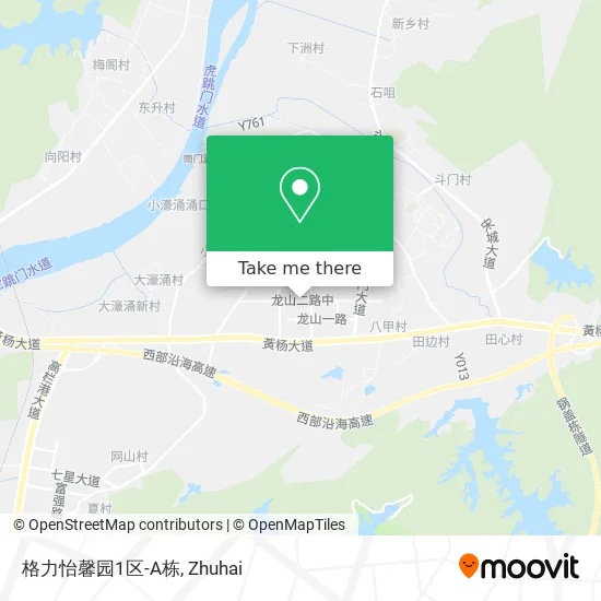 格力怡馨园1区-A栋 map