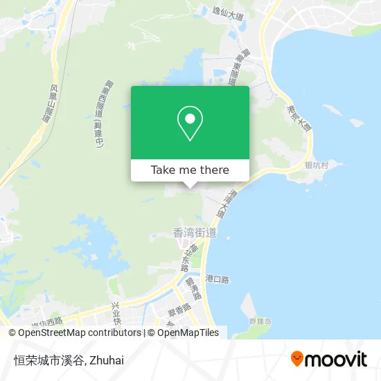 恒荣城市溪谷 map