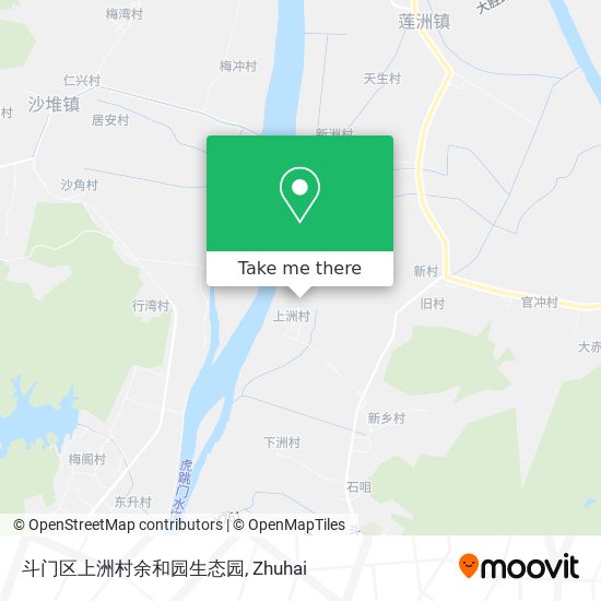 斗门区上洲村余和园生态园 map