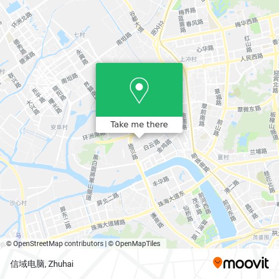 信域电脑 map