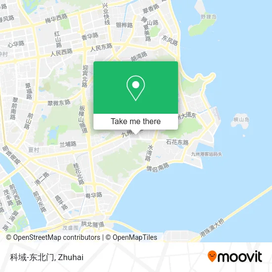 科域-东北门 map