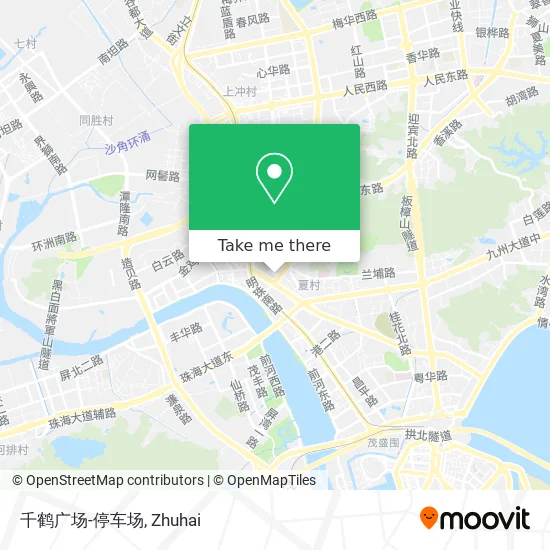 千鹤广场-停车场 map