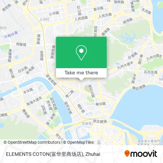 ELEMENTS COTON(富华里商场店) map
