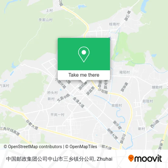 中国邮政集团公司中山市三乡镇分公司 map