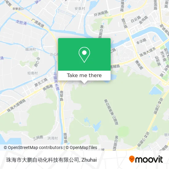 珠海市大鹏自动化科技有限公司 map