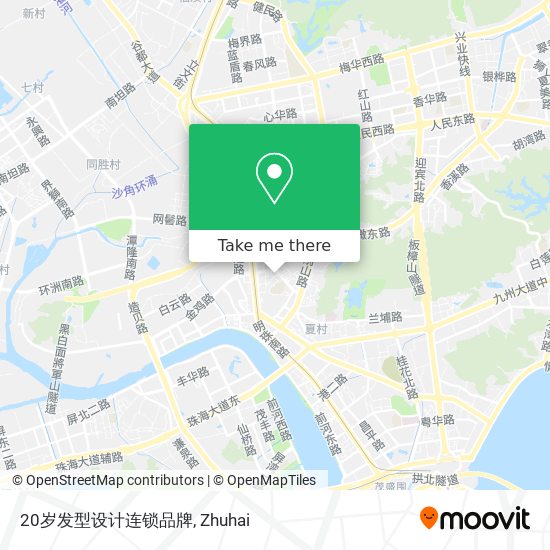 20岁发型设计连锁品牌 map
