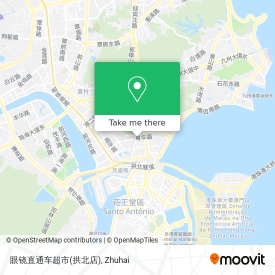 眼镜直通车超市(拱北店) map