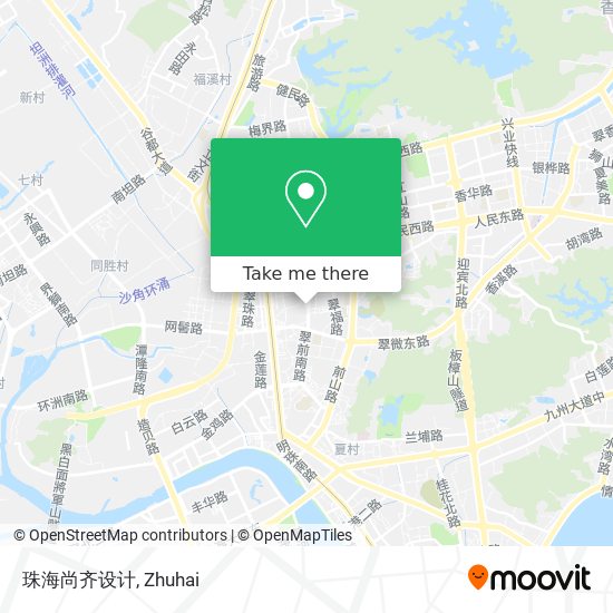 珠海尚齐设计 map