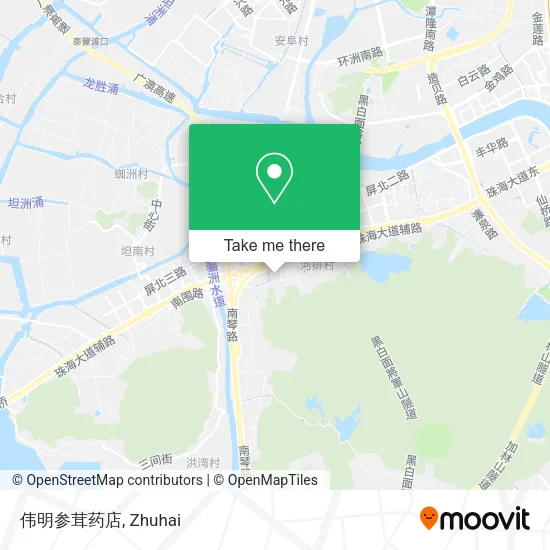 伟明参茸药店 map