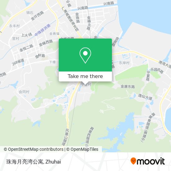 珠海月亮湾公寓 map