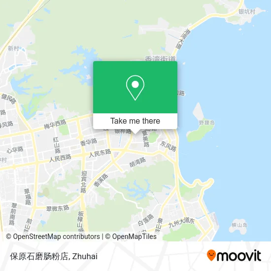 保原石磨肠粉店 map