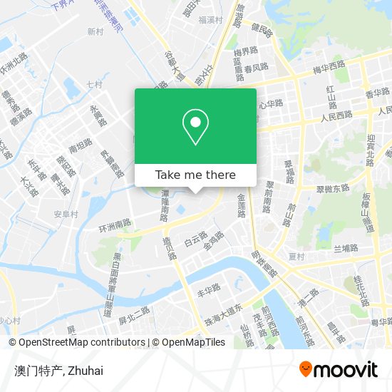 澳门特产 map