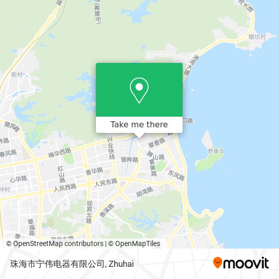 珠海市宁伟电器有限公司 map