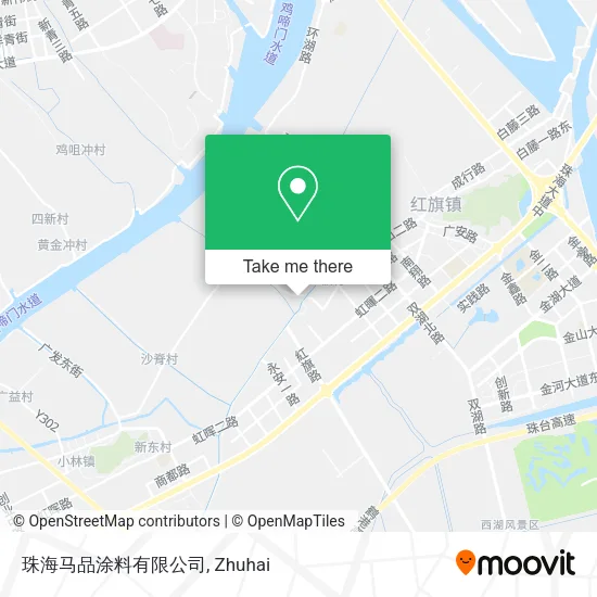 珠海马品涂料有限公司 map