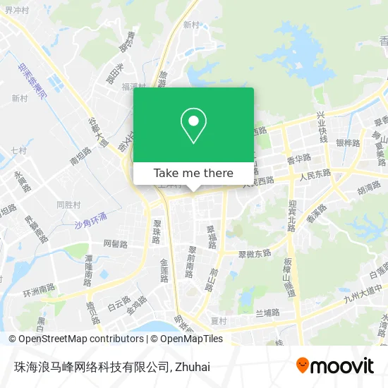 珠海浪马峰网络科技有限公司 map