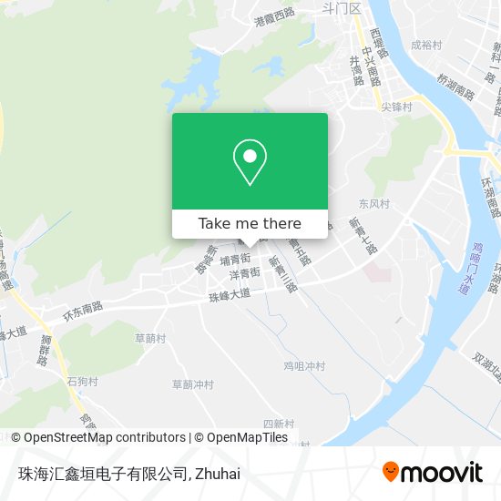 珠海汇鑫垣电子有限公司 map