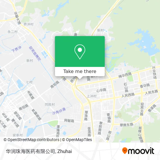 华润珠海医药有限公司 map
