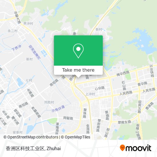 香洲区科技工业区 map