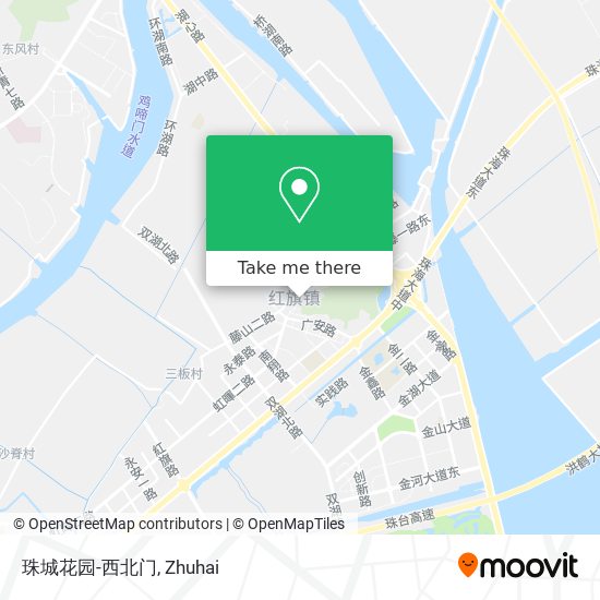 珠城花园-西北门 map