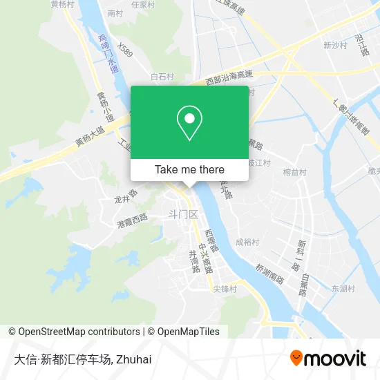 大信·新都汇停车场 map