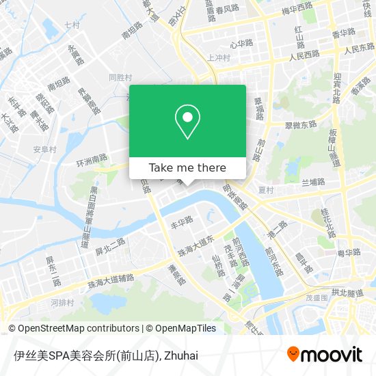 伊丝美SPA美容会所(前山店) map