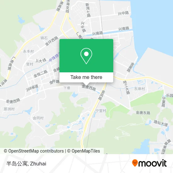 半岛公寓 map