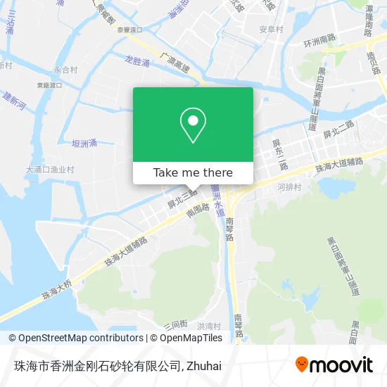 珠海市香洲金刚石砂轮有限公司 map