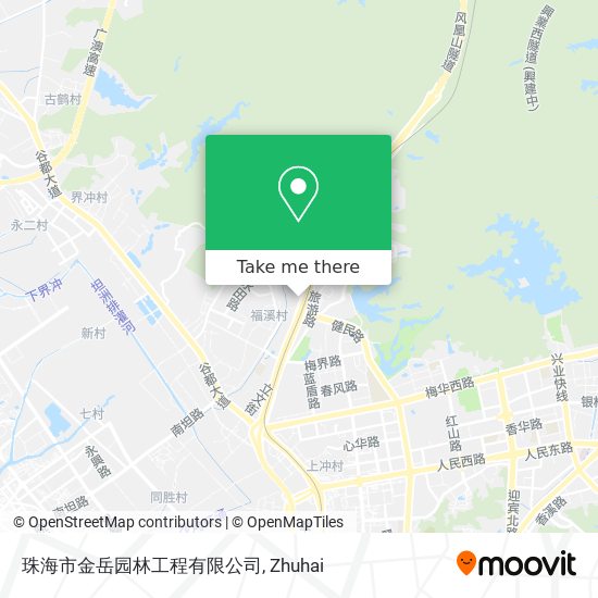 珠海市金岳园林工程有限公司 map