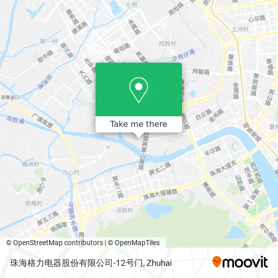 珠海格力电器股份有限公司-12号门 map