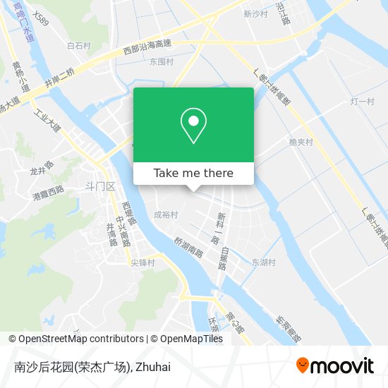 南沙后花园(荣杰广场) map