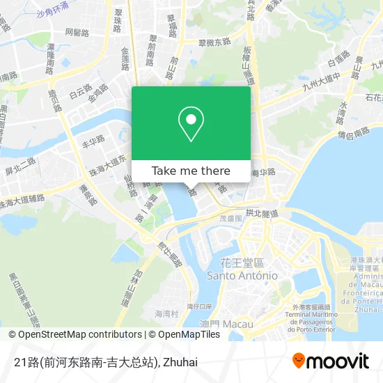 21路(前河东路南-吉大总站) map