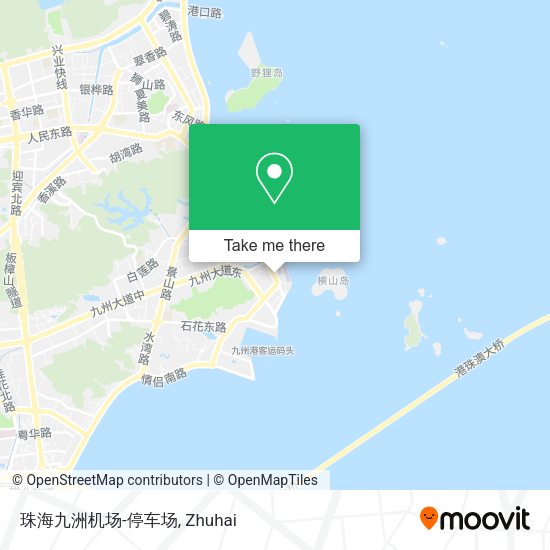 珠海九洲机场-停车场 map