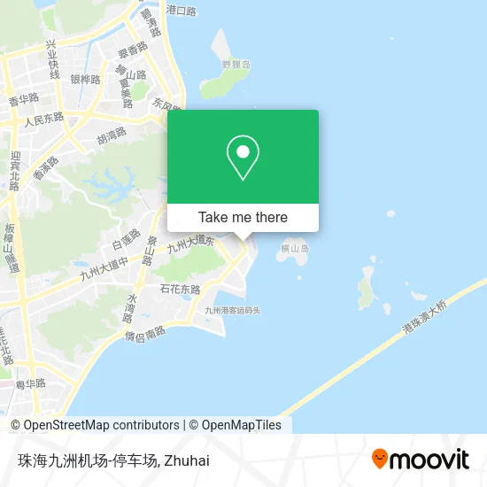 珠海九洲机场-停车场 map
