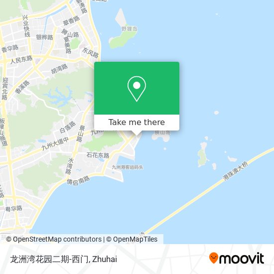 龙洲湾花园二期-西门 map